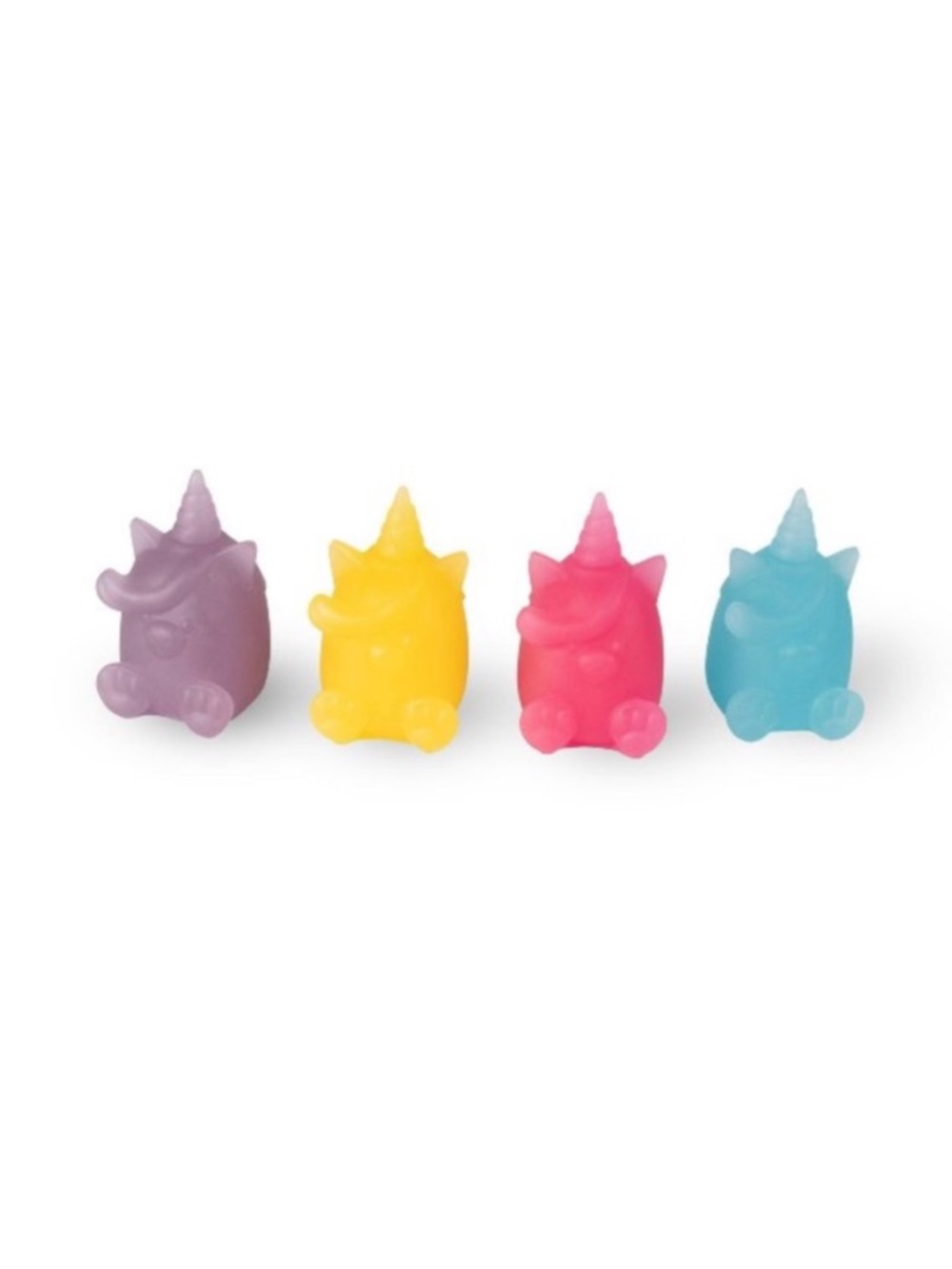 Mini Glow Unicorn Squishy Toy Set